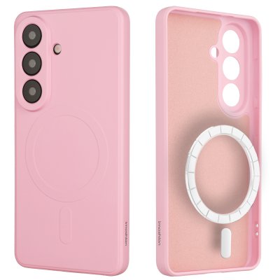 IMOSHION Coque Couleur avec MagSafe pour Samsung Galaxy S26 Plus - Candy Pink