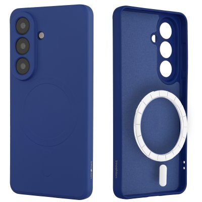 IMOSHION Coque Couleur avec MagSafe pour Samsung Galaxy S26 Plus - Royal Blue