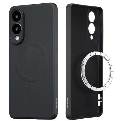 IMOSHION Coque Couleur avec MagSafe Samsung Galaxy S25 Edge Noir 