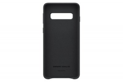 SAMSUNG Coque Cuir pour  Galaxy S10 Noir