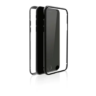 BLACK ROCK Coque de protection ""360&deg; glass"" pour iphone 7/8, noir