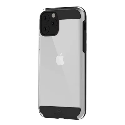 BLACK ROCK Coque de protection Air Robust pour iPhone 11 Pro Max, noir - Neuf