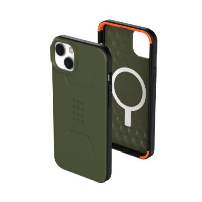 UAG Coque de protection Civilian pour iPhone 14 Plus - Olive - Neuf