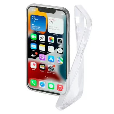 HAMA Coque de protection Crystal Clear pour iPhone 13 mini, transparent.