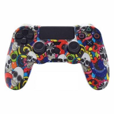 OEM Coque de protection en silicone pour manette PS4/Slim/Pro - Multicolore #8