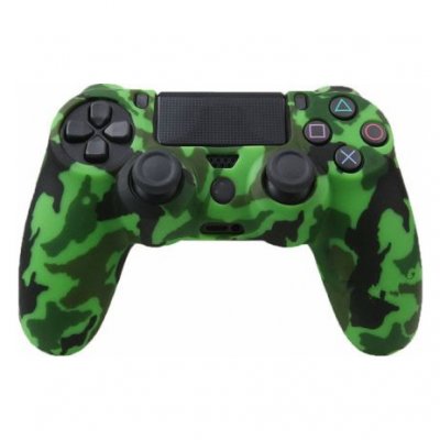 OEM Coque de protection en silicone pour manette PS4/Slim/Pro - Vert