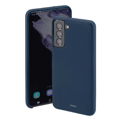 HAMA Coque de protection Finest Sense pour Samsung Galaxy S22+ 5G, bleu -
