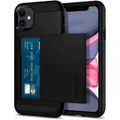 SPIGEN Coque de protection Slim Armor CS pour iPhone 11 - Noir - Neuf