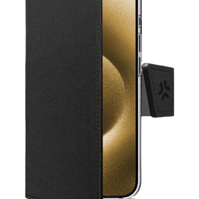CELLY Coque de protection WALLY iPhone 17 Pro Max Etui portefeuille Noir