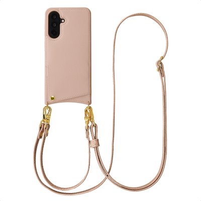 SELENCIA Coque de t&eacute;l&eacute;phone Nova avec cordon et porte-cartes pour Samsung Galaxy A56 - Dusty Rose