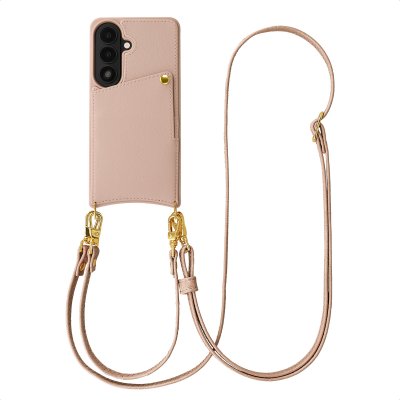 SELENCIA Coque de t&eacute;l&eacute;phone Nova avec cordon et porte-cartes pour Samsung Galaxy S26 - Dusty Rose