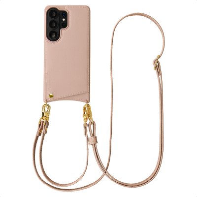 SELENCIA Coque de t&eacute;l&eacute;phone Nova avec cordon et porte-cartes pour Samsung Galaxy S26 Ultra - Dusty Rose