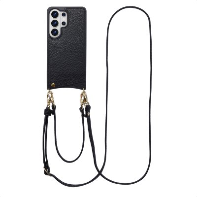 SELENCIA Coque de t&eacute;lephone Nova avec cordon et porte-cartes Samsung Galaxy S26 Ultra - Noir