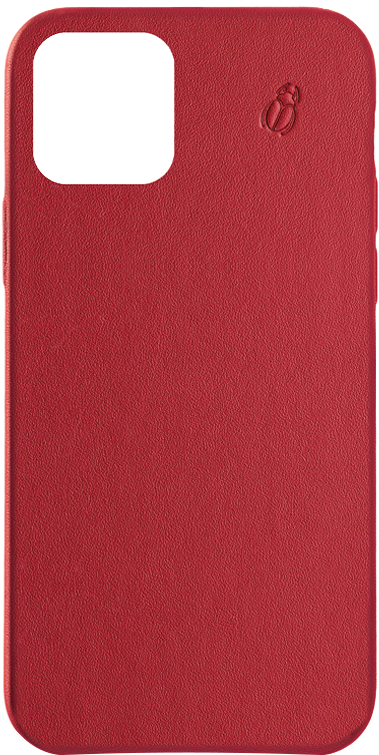 BEETLECASE Coque en Cuir pour iPhone 12 Pro Max Rouge  - Neuf
