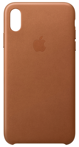 APPLE Coque en cuir pour iPhone XS Max Marron - Neuf