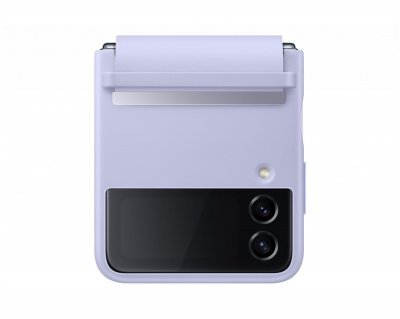 SAMSUNG Coque en cuir pour  galaxy z flip 4 lavande EF-VF721LLEGWW