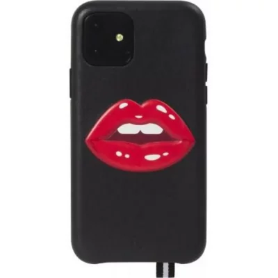 ARTEFAKT Coque en cuir rigide  collection Bastille pour IPhone 11 Noir