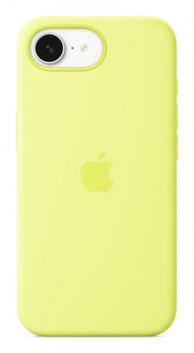 APPLE Coque en silicone  iPhone 16e - Neon Yellow