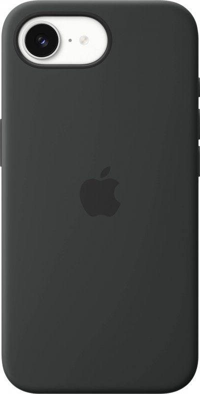 APPLE Coque en silicone avec MagSafe  Noir pour iPhone 17e
