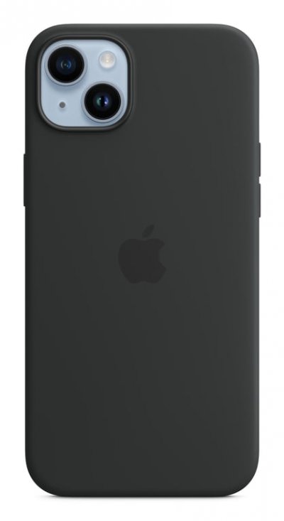 APPLE Coque en silicone avec MagSafe pour  iPhone 14 Plus Minuit 