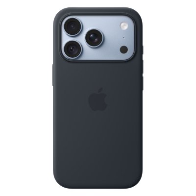 APPLE Coque en silicone avec MagSafe pour  iPhone 18 Pro - Navy Blue