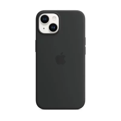 APPLE Coque en silicone avec MagSafe pour iPhone 14 - Minuit