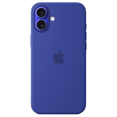 APPLE Coque en silicone avec MagSafe pour iPhone 16 Plus Outremer 