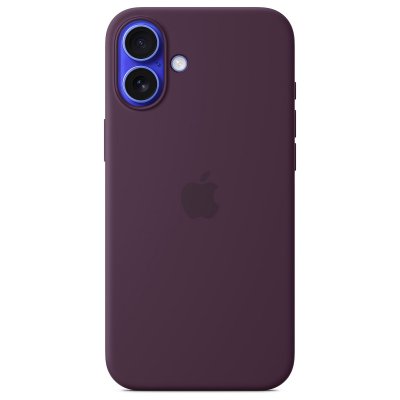 APPLE Coque en silicone avec MagSafe pour iPhone 16 Plus Prune 