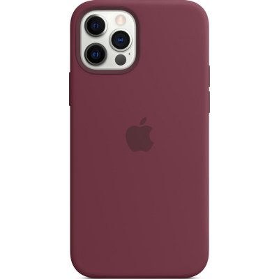 APPLE Coque en silicone MagSafe  iPhone 12 (Pro) - Plum