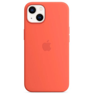 APPLE Coque en silicone MagSafe  iPhone 13 Mini - Nectarine