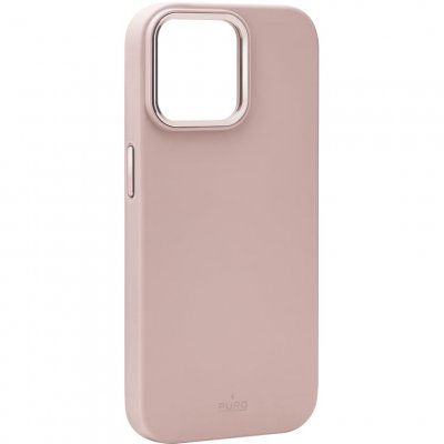 PURO Coque en silicone MagSafe  iPhone 15 Pro Max Rose - Neuf