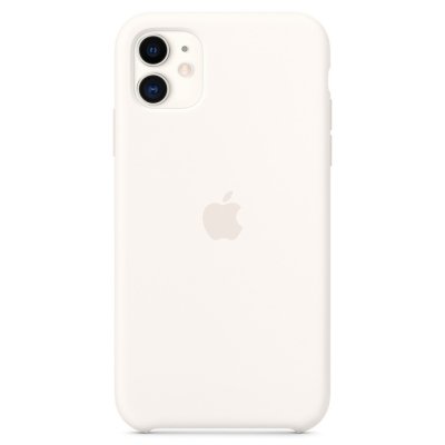 APPLE Coque en silicone pour iPhone&nbsp;11 Blanc