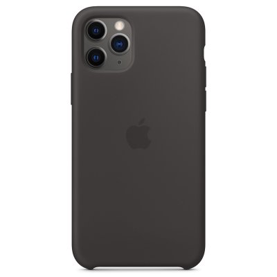 APPLE Coque en silicone pour iPhone&nbsp;11 Pro Noir