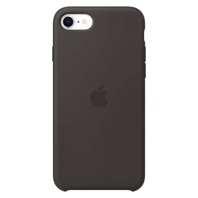 APPLE Coque en silicone pour iPhone SE 3&egrave;me g&eacute;n&eacute;ration Minuit