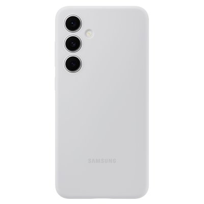 SAMSUNG Coque en silicone pour  Galaxy S24 FE Gris 