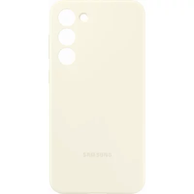 SAMSUNG Coque en silicone  Coque en silicone cr&egrave;me pour Galaxy S23 Plus