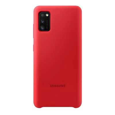 SAMSUNG Coque en silicone  EF-PA415 pour Galaxy A41 Rouge