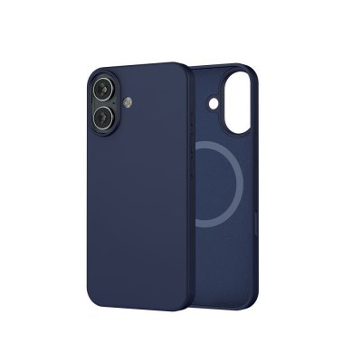 WEFIX Coque en Silicone  MagSafe Bleu pour iPhone 17