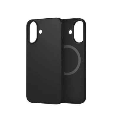 WEFIX Coque en Silicone  MagSafe Noir pour iPhone 17