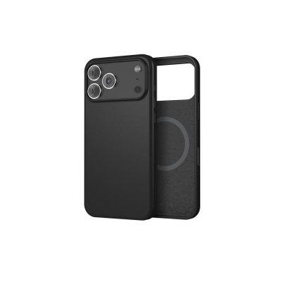 WEFIX Coque en Silicone  MagSafe Noir pour iPhone 17 Pro