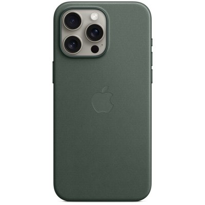APPLE Coque en tissage fin avec MagSafe pour iPhone 15 Pro Max Ch&ecirc;ne vert