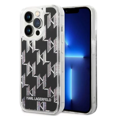 KARL LAGERFELD Coque en TPU pour iPhone 14 Pro - noir