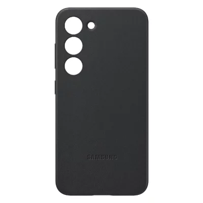 SAMSUNG Coque et &eacute;tui t&eacute;l&eacute;phone mobile  Coque en cuir S23 Noir
