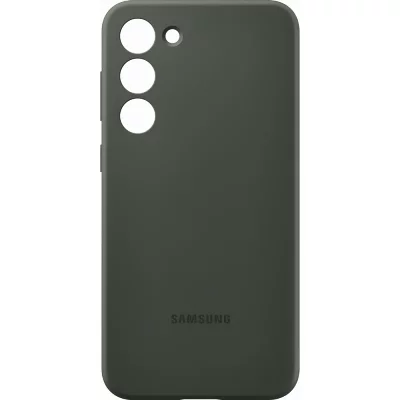 SAMSUNG Coque et &eacute;tui t&eacute;l&eacute;phone mobile  Coque Silicone S23+ Khaki