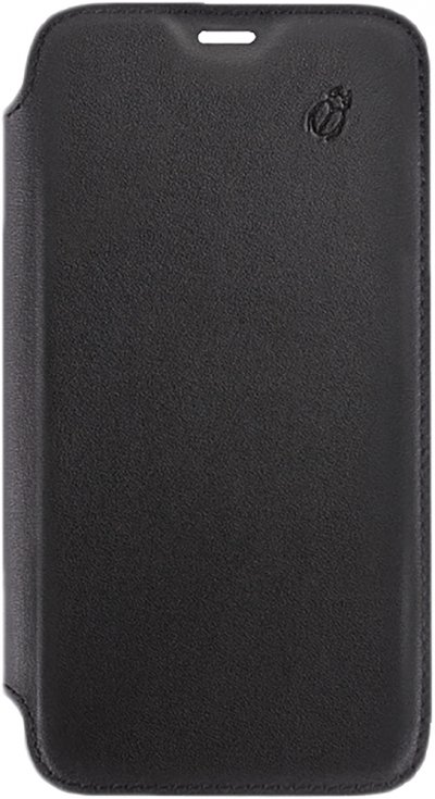 BEETLECASE Coque Folio -  - iPhone 11 - Cuir Noir - Rigide - Rabat
