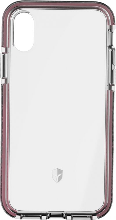 BIGBEN CONNECTED Coque Force Case New Life Rose transparent pour iPhone X