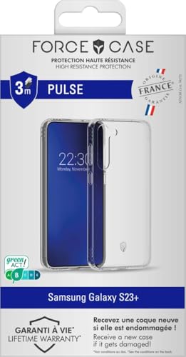 FORCE CASE Coque  Samsung Galaxy S23+Transparent