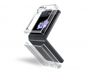 FORCE CASE Coque  Z Flip 5 Duo Transparent