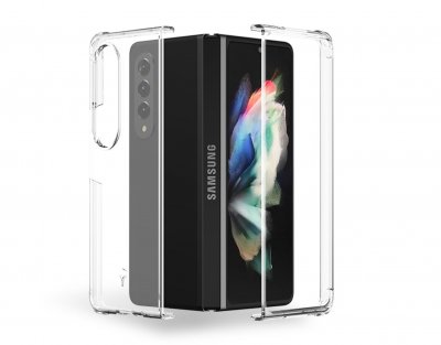 FORCE CASE Coque  Z Fold 4 Duo Transparent Blanc 