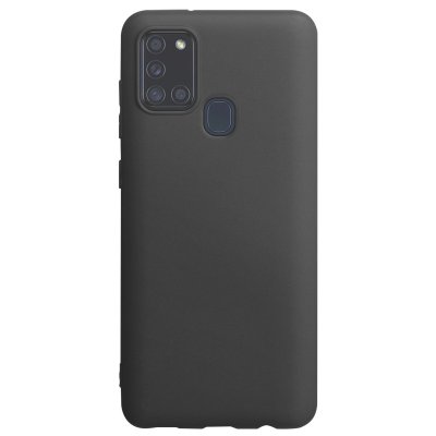 JAYM Coque Galaxy A21S Plastique Noir